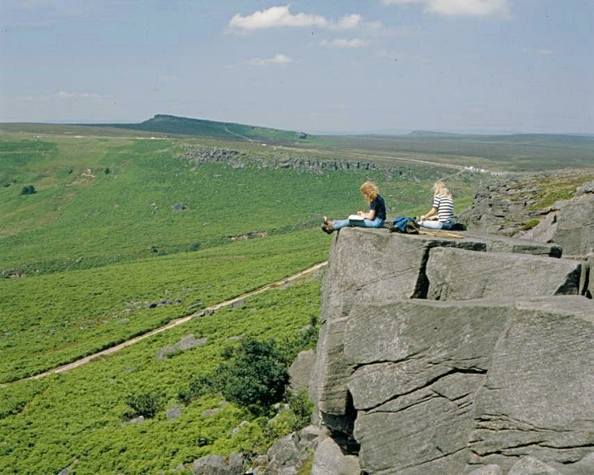 On Burbage Edge, Derbyshire Peak District, England