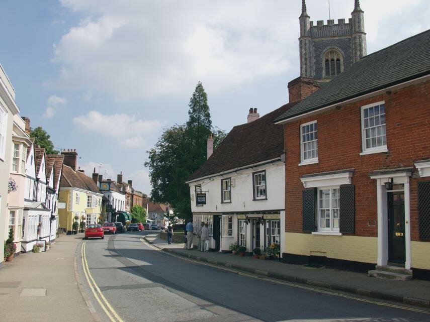 High Street, Dedham, Essex, England