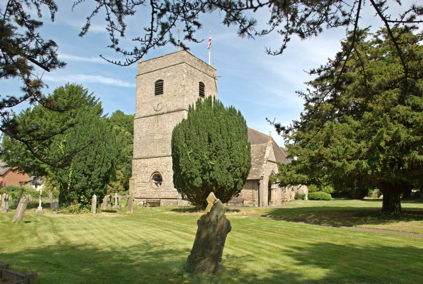 The Church of St. Mary the Vigin, Eardisland, Herefordshire, England, Great Britain