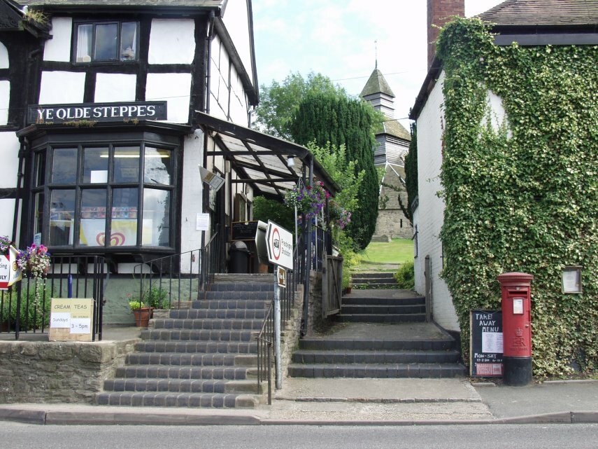 View of Ye Olde Steppes, Pembridge, Herefordshire, England