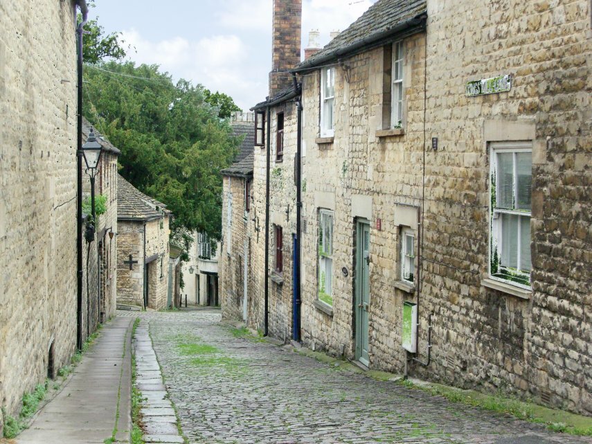 View of Kings Mill Street, Stamford, Lincolnshire, England