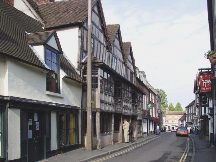 Town of Much Wenlock, Shropshire, England