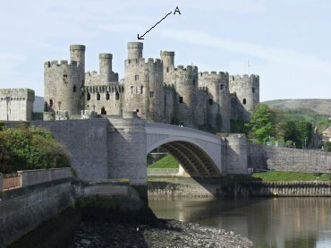 Conway Castle, Conway, Snowdonia, Caernarvonshire (Gwynedd), North Wales