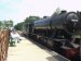 Steam locomotive at Weybourne Station on the North Norfolk Railway, Weybourne, Norfolk, England