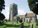 Scene showing St Mary's Church, Kersey, Suffolk, England