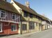 Photograph of medieval houses, Lavenham, Suffolk, England