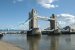 View of Tower Bridge over the River Thames, London, England, Great Britain