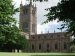 Scene showing the church of St. Lawrence, Ludlow, Shropshire, England