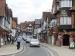 The main street through Lyndhurst, Hampshire, England