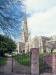 Scene showing the church of St. John the Baptist, Our Lady & St. Lawrence, Thaxted, Essex, England