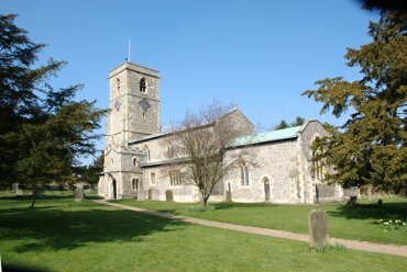 Photograph of the Church of St. John the Baptist, Aldbury, Hertfordshire, England