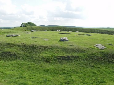 Scene showing Arbor Low, Derbyshire Peak District, England