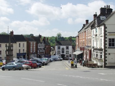 Picture of the Market Square, Ashbourne, Derbyshire Peak District