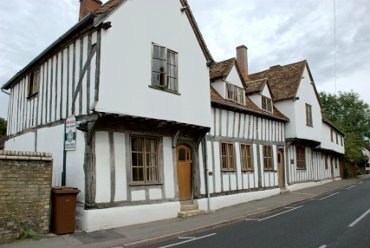 View of Forresters Cottages, Ashwell, Hertfordshire, England