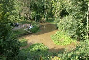 View of the springs, Ashwell, Hertfordshire,  England