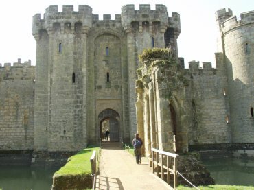 Bodiam Castle Gatehouse, Sussex, England, Great Britain