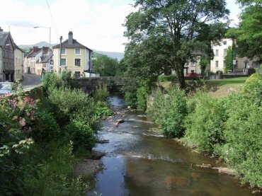 River Honddu, Brecon, Brecknockshire, Wales