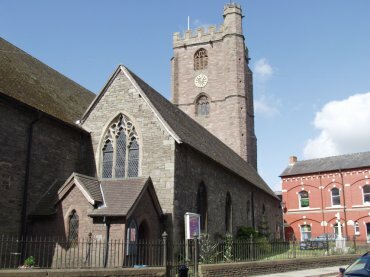 St. Mary's Church, Brecon, Brecknockshire, Wales