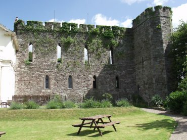 Brecon Castle, Brecon, Brecknockshire, Wales