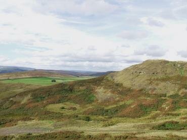 Photograph near Burbage Edge looking out over Bamford Moor, Derbyshire Peak District, England