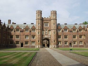 View of Second Court, St. John's College, Cambridge, Cambridgeshire, England
