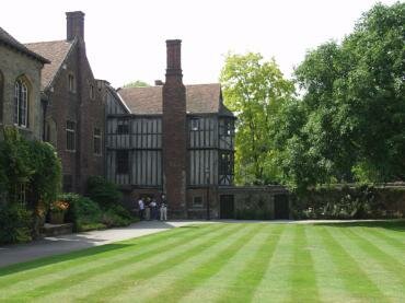 Photograph of Walnut Tree Court, Queens' College, Cambridge, Cambridgeshire, England
