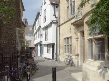 View of Free School Lane, Cambridge, Cambridgeshire, England