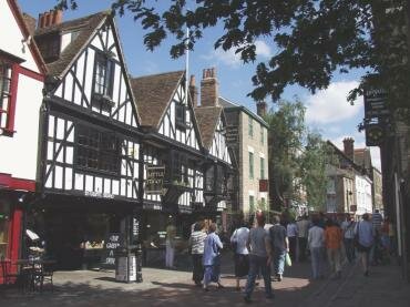 Photograph of the Old Weaver's House, Canterbury, Kent, England