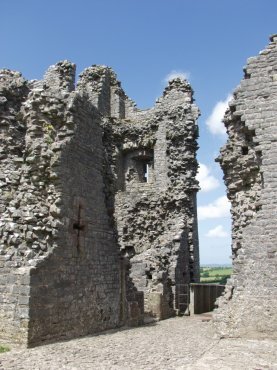 View of Carreg Cennen Castle, Carmarthenshire, Wales
