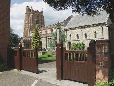 Photograph of 12th Century St. Nicholas's Church, Castle Hedingham, Essex