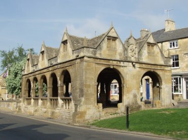 View of the Market Hall, Chipping Campden, Gloucestershire, England