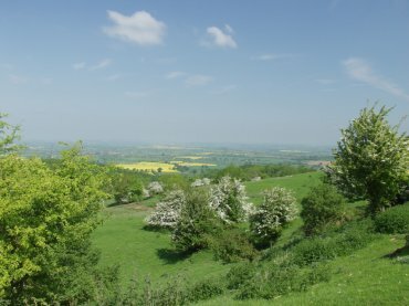 The view from Dover's Hill, Chipping Campden, Gloucestershire, England