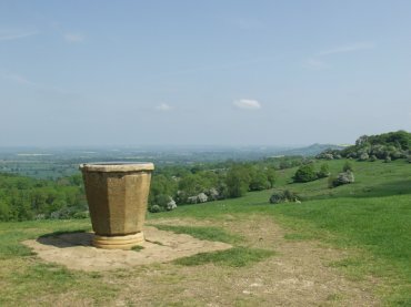 The top of Dover's Hill, Chipping Campden, Gloucestershire, England