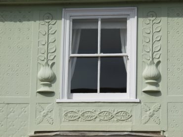 Pargetting, Coggeshall, Essex, England