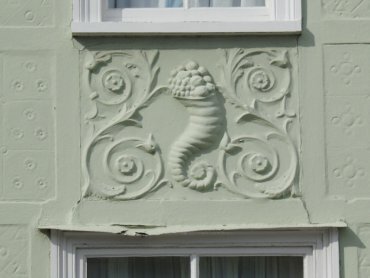 Pargetting, Coggeshall, Essex, England