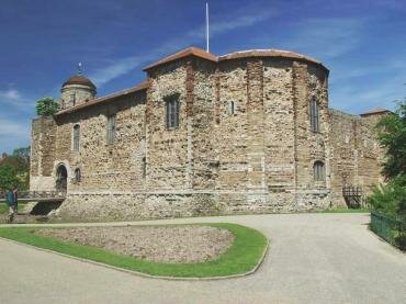 Photograph of the Norman Castle at Colchester, Essex, England