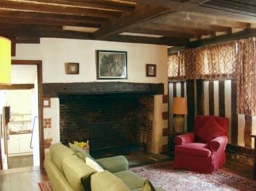 View of 15th Century Peake's House in the Dutch Quarter, Colchester, Essex, England