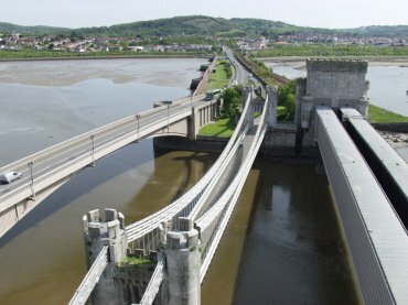 'A' class road, Conwy, Gwynedd, Wales