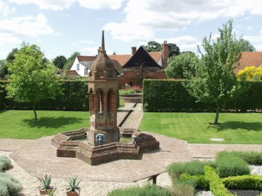 Photograph of Tudor Garden, Cressing Temple Barns near Braintree, Essex, England