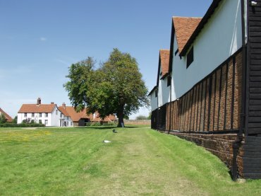 View of the Granary, Cressing Temple Barns near Braintree, Essex, England