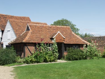 View of the Well House, Cressing Temple Barns near Braintree, Essex, England