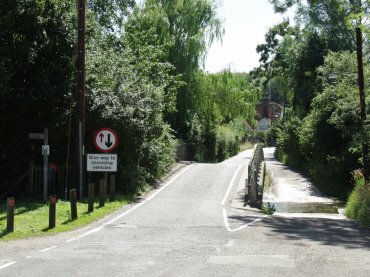 The bridge and ford, White Notley, Braintree, Essex, England