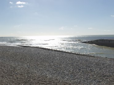 Scene showing the Cuckmere River, Cuckmere Haven, Sussex, England