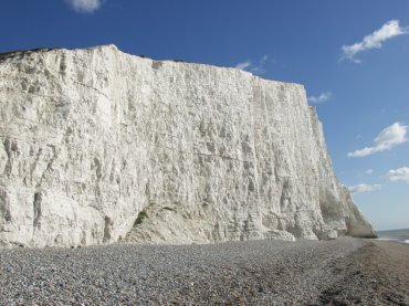 Haven Brow, the Seven Sisters chalk cliffs, East Sussex, England