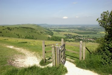 The view from Devil's Dyke, Sussex, England