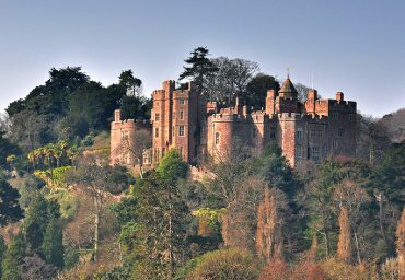 View of Dunster Castle, Dunster, Somerset, England