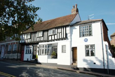 A timber-framed house, Eastbourne, Sussex, England, Great Britain