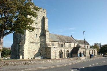 The church, Old Town, Eastbourne, Sussex, England, Great Britain