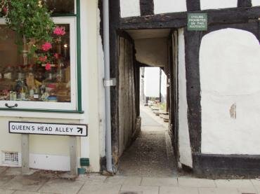 Photograph of Queens Head Alley, Framlingham, Suffolk, England