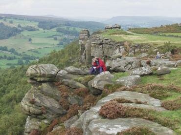 Picture of Froggart Edge looking out over the dale